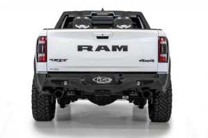 Ram 1500 TRX Bumper - Rear - Addictive Desert Designs - Bomber - Hammer Black - `21-`27